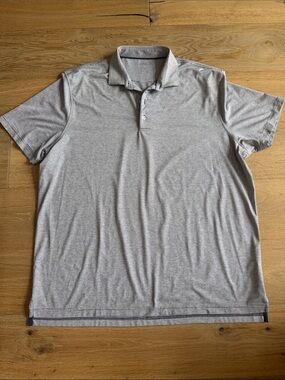johnnie-O Heather Gray Polo Shirt